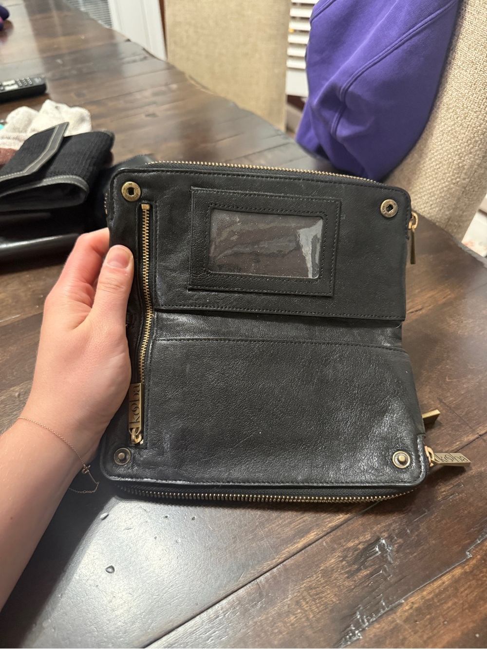 Kooba Black Wallet - Picture 6 of 11
